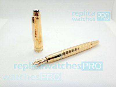 Montblanc Meisterstuck MINI Gold Replica Fountain Pen Yellow Gold Barrel